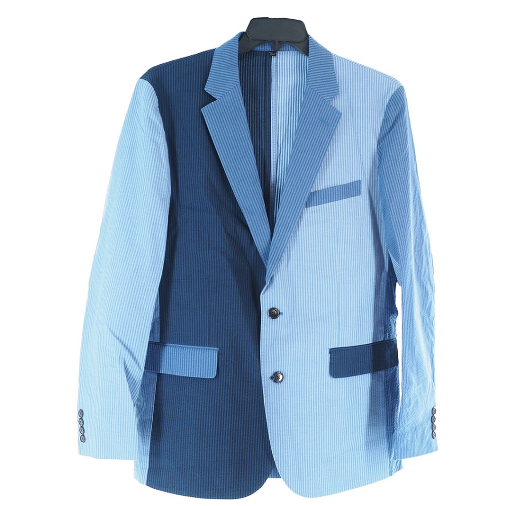 J.Crew Ludlow Slim-Fit Unstructured Blazer in Seersucker Portuguese Cotton